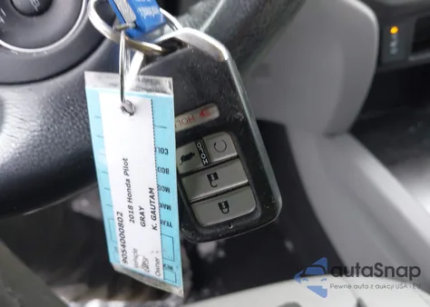 2018 Honda Pilot Ex-L from USA, damaged, VIN 5FNYF6H59JB036292